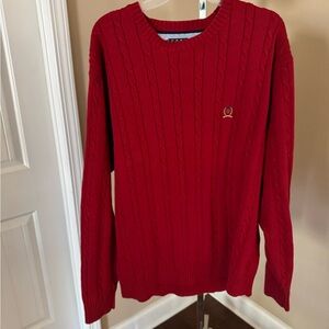 Tommy Hilfiger Red Crewneck Sweater